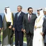 Arabvärldens despoter i möte med Bush
