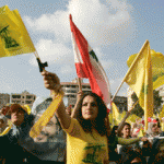 Hizollahdemonstration i Libanon