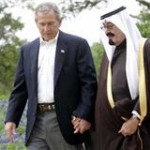 Wahhabikungen Abdullah och sionisten Bush