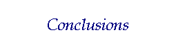 Conclusions
