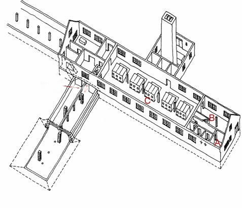 Crematoria II floorplan